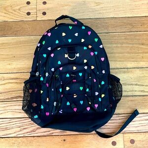 potterybarn teen, backpack with hearts, kids back to school back pack
